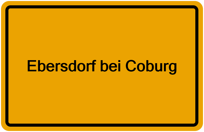 Handelsregister Ebersdorf bei Coburg